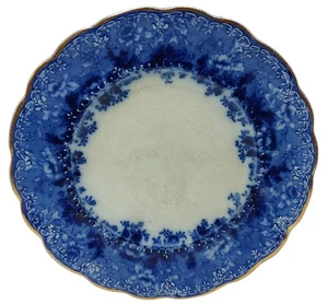Ridgway Dundee antiker Teller Flow blau Dessert sieben Zoll Porzellan England ANSEHEN - Bild 1 von 9