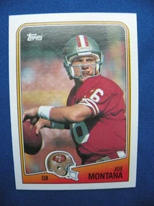 Topps Football Joe Montana San Francisco 49ers 1988 #38 - Imagen 1 de 2