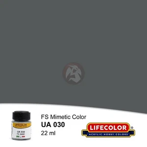 LifeColor vernice acrilica colori mimetici grigio scuro FS 36081 (bottiglia da 22 ml) UA030 - Foto 1 di 1
