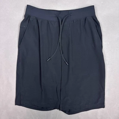 Lululemon Shorts Men Medium Black The Short Linerless 11 Inch Running Train Gym - Image 1 of 4