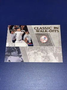2012 Topps Classic Walk-Offs  Derek Jeter  no.CW-15 New York Yankees - Picture 1 of 2
