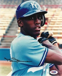 Signed GARY THURMAN Kansas City Royals 8x10 Autographed photo - PSA/DNA COA - Picture 1 of 1