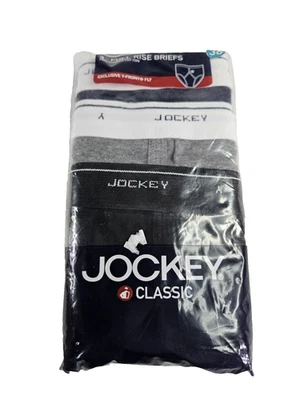 De Colección Jockey Clásico Tiro Completo Calzoncillos Ropa Interior Hombres 36 Conjunto 3 Azul Gris Frente Y Nuevo Foto 1 de 4