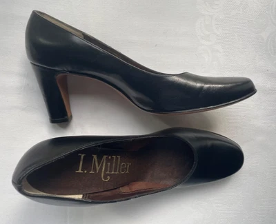 New Sz 7.5 N WOMEN'S I MILLER Brown leatherHIGH HEEL  SHOES - Image 1 of 4