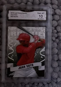 JUAN SOTO 2018 LEAF PRIZED Gem Mint GMA 10 ROOKIE CARD Mets Padres Nationals - Picture 1 of 2