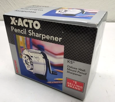 X-Acto KS PENCIL SHARPENER Deluxe WALL MOUNT NEW in BOX - Image 1 of 4