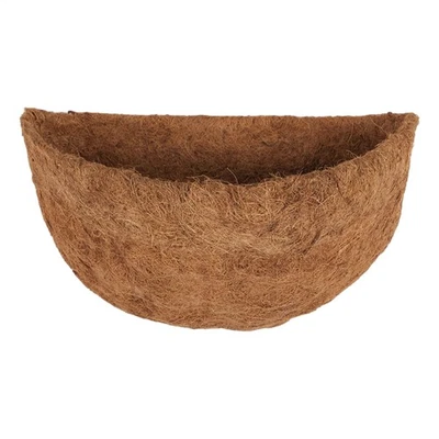 Forro de cesta colgante de coco y fibra de coco 2 piezas, forros de repuesto de fibra de coco para cestas Foto 1 de 4