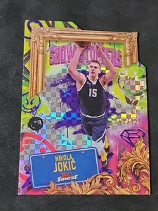2024-25 Topps Finest Nikola Jokic /125 Show Stoppers Purple Xfractor  Nuggets - Picture 1 of 4
