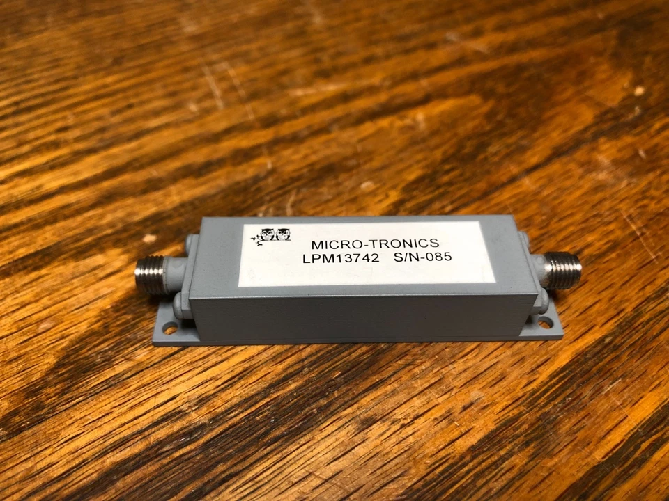 Filtro de paso bajo Micro-Tronics LPM13742 0-650 MHz SMA hembra - SMA hembra, 2W máximo Foto 1 de 4