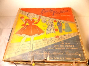 Vintage Deluxe Lesebonbon Modepuppe mit Zubehör - Bild 1 von 13