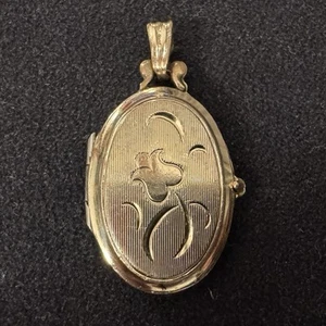 Pendentif " Porte photo " - plaqué or - Picture 1 of 3
