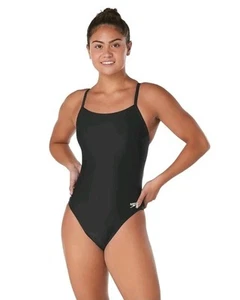 Traje de baño Speedo Core Flyback negro de una pieza 1229 talla 8/34 - Imagen 1 de 6