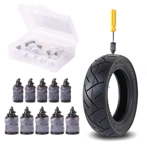 10-50Pcs Tire Repair Screw In Rubber Plug Nail Car Tyre Kits Repair Puncture  - Bild 1 von 17