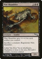 1X Nim Shambler - Mirrodin - FOIL EX MTG CARD