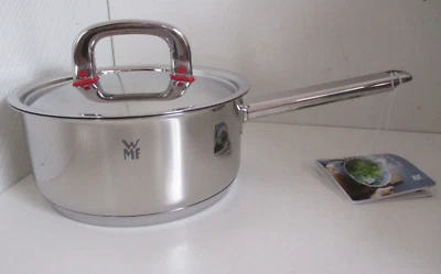 WMF PREMIUM ONE STIELKASSEROLLE 16 CM MIT DECKEL DAMPFÖFFNUNG EDELSTAHL POLIERT - Bild 1 von 4