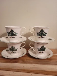 Vierer Set Nikko Happy Holidays Kaffeetassen und Untertassen - Bild 1 von 3