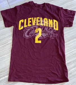 NBA Cleveland Cavaliers Kyrie Irving #2 Basketball T-Shirt Wine Youth XL - Picture 1 of 2