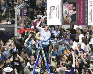 Foto firmata Dan Hurley 8x10 con JSA COA #AT63133 UConn "23 Champs!" Danny - Foto 1 di 2