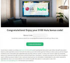 Hulu $100 Promotion Bonus Gift Code