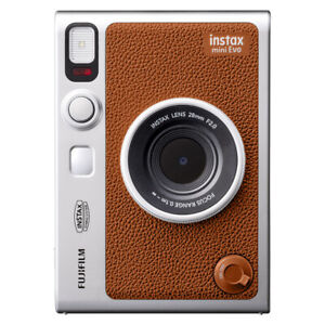 Fuji Instax Mini EVO Braun Typ C  Sofortbildkamera