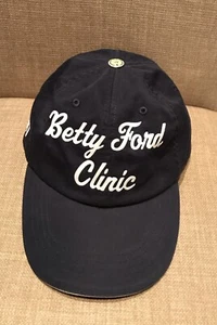 Betty Ford Clinic Outpatient Kate Navy Blue Adams Adjustable Strapback Hat Cap - Picture 1 of 4