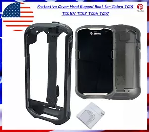Protective Cover Hand Rugged Boot for Zebra TC51 TC510K TC52 TC56 TC57 - Picture 1 of 8