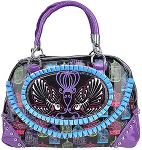 Too Fast Vintage BIRDCAGE Emo Whitney Purse Rockabilly Henkeltasche BAG - Bild 1 von 2