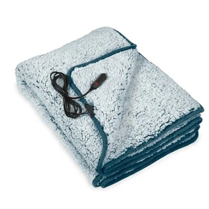 Motor Trend 12V Heated Blanket for Car - Travel Throw Electric Car Blanket - Picture 1 of 24