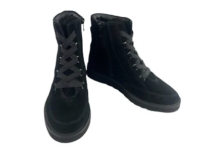 Corso Como Wyndy Womens Shoes Black 7.5 M Leather Suede Zip Comfort Casual Boots - Image 1 of 4