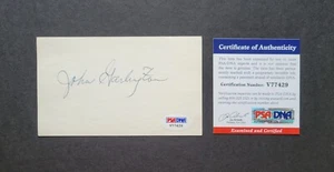 John Garlington signed vintage football index card Psa Authenticated - Picture 1 of 1