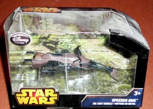 STAR WARS Die Cast Vehicle Endor Speeder Bike Disney Store NIB - Picture 1 of 4