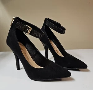 Chinese Laundry Z-Secret Story Damen-High-Heels schwarz-goldene Akzente Größe 6,5 - Bild 1 von 23