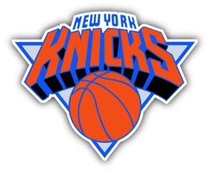 New York Knicks NBA Basketball Ball Car Bumper Sticker Decal - 3'', 5'' or 6'' - Picture 1 of 1