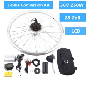 Kit de conversión de bicicleta eléctrica 36 V 250 W E-bike Kit de conversión para rueda trasera de 28 pulgadas - Imagen 1 de 17