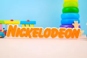 Nickelodeon Logo 3D Printed Kids Toy Gift Pretend Play Television Nick Junior - Picture 1 of 6