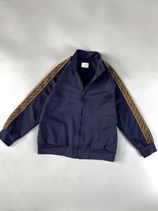 FENDI UNISEX KIDS MONOGRAM TRACK JACKET SIZE 12 Age - Picture 1 of 7