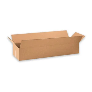 25 Long Corrugated Boxes 24x8x8 - Picture 1 of 6