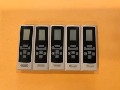 Genuine Delonghi AC Remote Control 5515110111, 5515110331, 5515110401 5pcs lot - Image 1 of 2