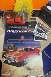 DeAgostini 1/43 Scale Car American Muscle w Magazine Cards 1972 AMC Javelin Mint - Picture 1 of 11