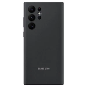 Cover Samsung Galaxy S22 Ultra Soft-Touch Originale Silicone Cover Black - Bild 1 von 6