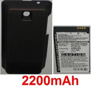 Coque Noir+ Batterie 2200mAh type 35H00121-05M BA S380 TWIN160 Pour HTC Hero - Photo 1 sur 1