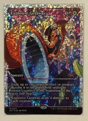 Explosive Getaway Showcase Fracture Foil - Mythic - Aetherdrift MTG - Image 1 of 2