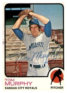 Tom Murphy Signed 1973 Topps #539 Autographed Royals 50476 - Picture 1 of 2