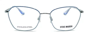 AUTÉNTICO Y NUEVO - STEVE MADDEN - COMBO AZUL VARIA 49/16/130 - GAFAS Y ESTUCHE - Imagen 1 de 4