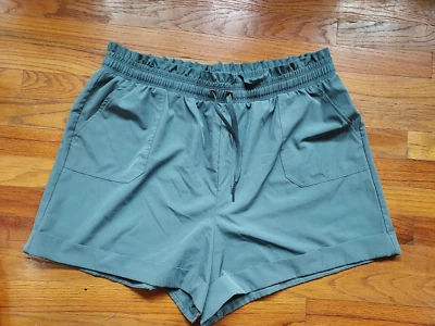 Mujer Danskin Gris Oscuro Cintura Elástica Bolsa de Papel Pantalones Cortos Ligeros Talla XXL Foto 1 de 3