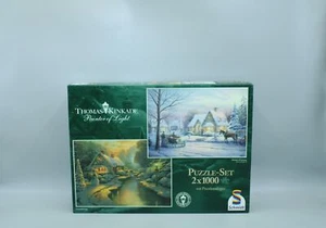 🧩INNEN NEU: Weihnachtsabend Thomas Kinkade Puzzle 1x 1000 jigsaw 🧩 - Bild 1 von 16
