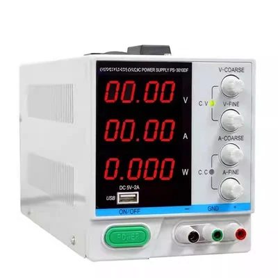DC Regulated Power Supply 30V 10A Mobile Phone Repair Test Power Supply - Image 1 of 4