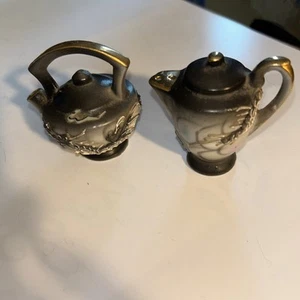 Vintage Made In Japan Handbemalte Drachen Salz/Pfefferstreuer B29#24 - Bild 1 von 10