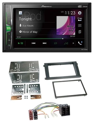 Pioneer 2DIN MP3 DAB USB Bluetooth Autoradio für Porsche Cayenne 2002-2007 - Bild 1 von 4