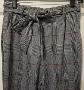 Pantalones Love Tree tobillo medio cintura elástica espiga tiro alto para mujer cónicos - Imagen 1 de 4